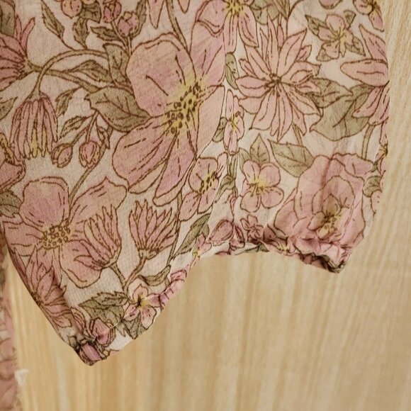 Motherhood Maternity  Pastel Floral Tunic Blouse - Picture 4 of 7